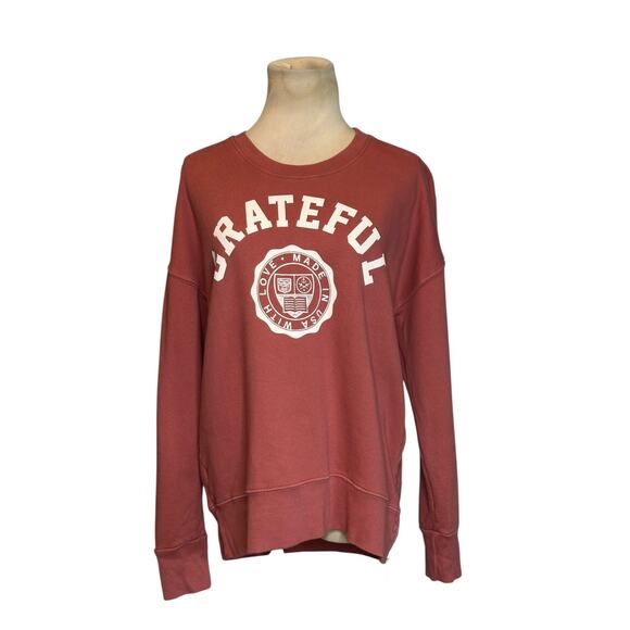 Sundry pink Grateful sweatshirt size 0 - Picture 1 of 16
